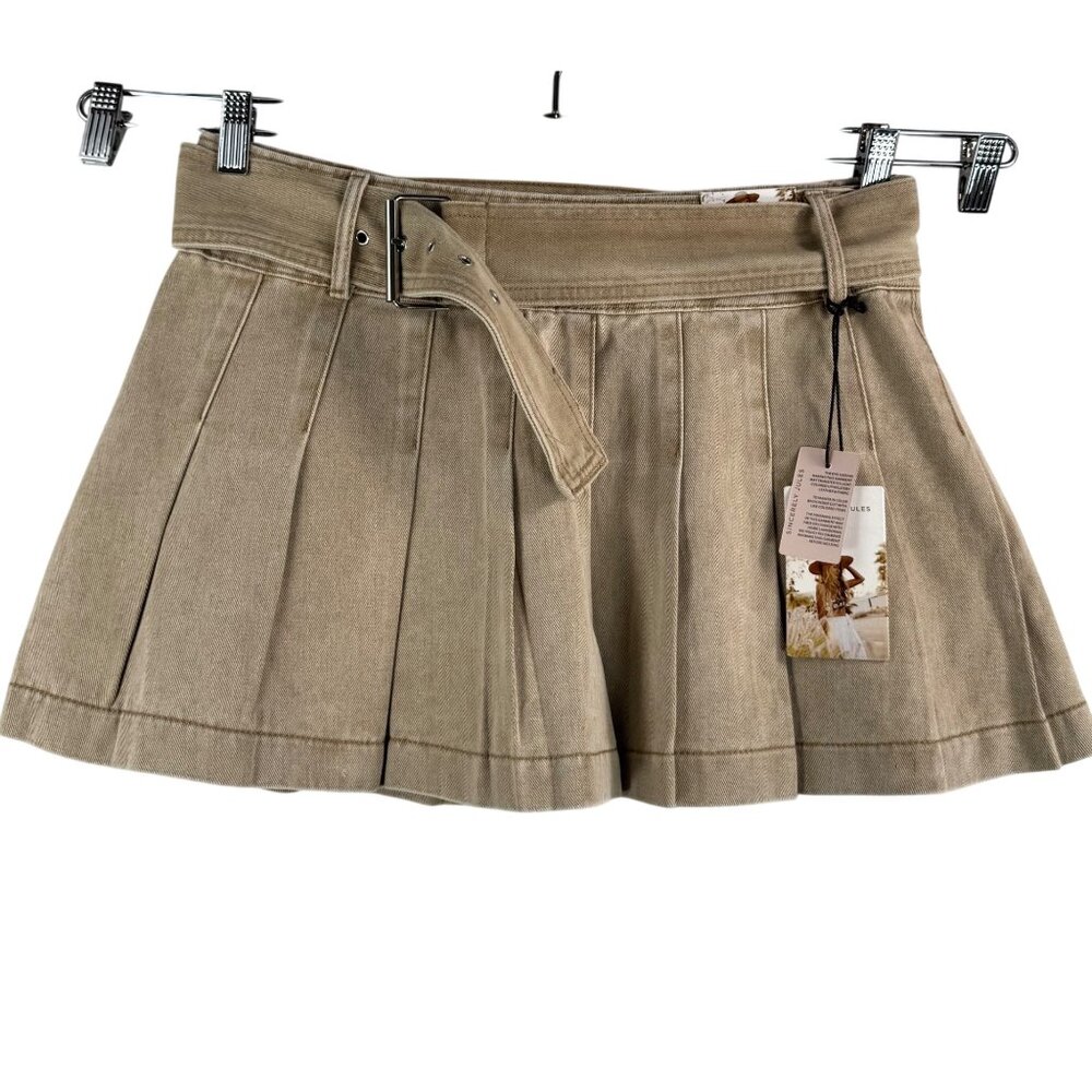 Sincerely Jules low rise pleated mini skirt Y2K Paris Hilton sz‎ XL